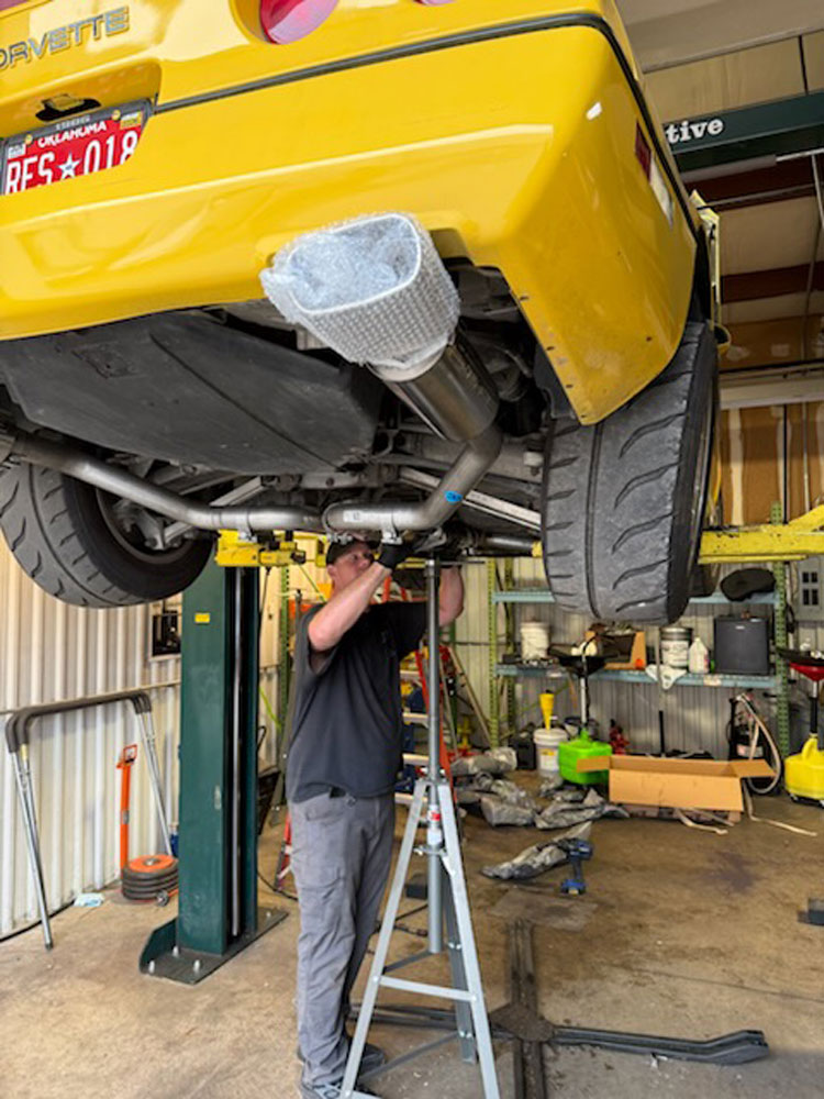 Working Under Corvette